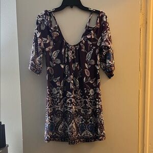 Bailey Blue Paisley Dress - Purple and Blue